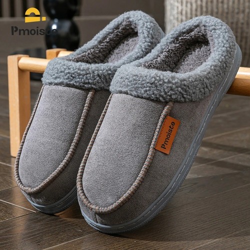 Men winter slippers faux - winter,