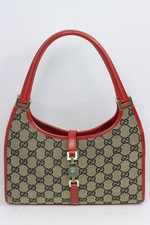Auth GUCCI Jackie O GG Canvas