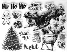 Christmas Tree Sleigh Reindeer