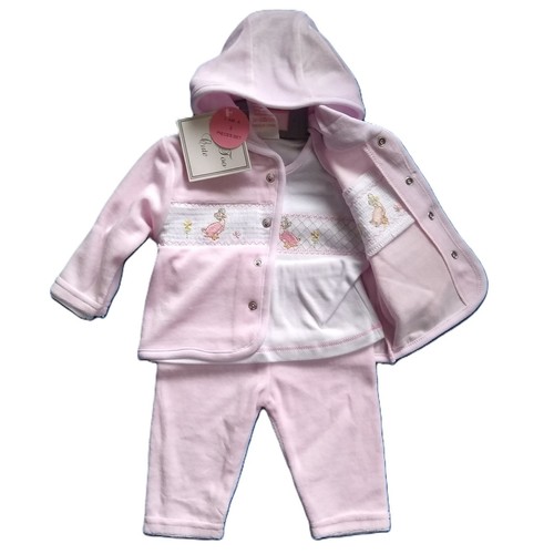 Baby girl velour outfit - velour,
