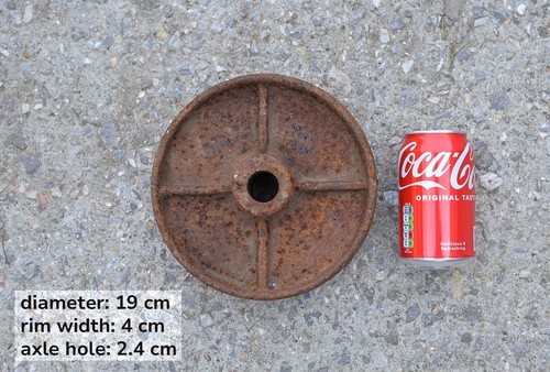 Old vintage cast iron - cast, trolley