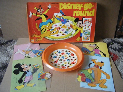 Vintage disney round race - "disney,