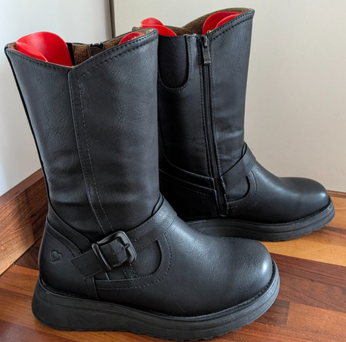 New heavenly feet - black, calf