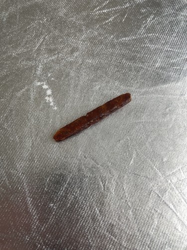 Orange kyanite crystal - kyanite,