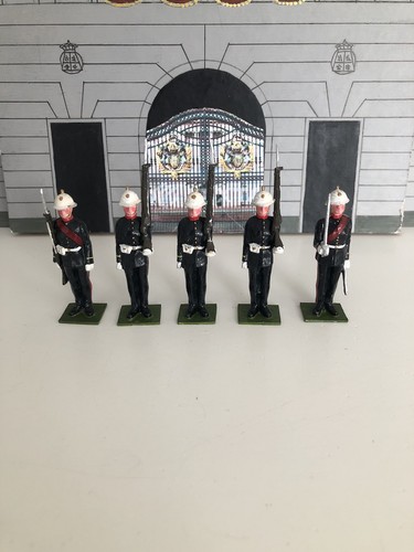 Royal marines at - at, attention