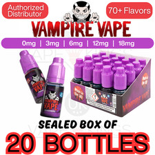 Vampire Vape E Liquid | 20 x 10ml For £31.95 | Vape Juice | Heisenberg | Pinkman