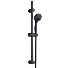 Black Shower Slider Rail with