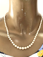 Antique Pearl Necklace With