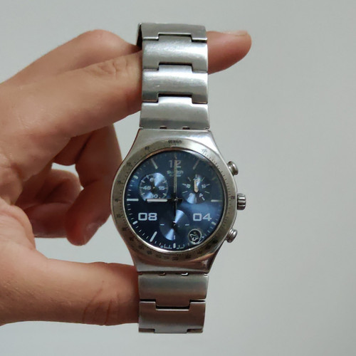 Swatch irony chronograph blue - irony,