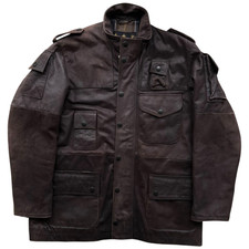 Barbour Leather Cowan Commando