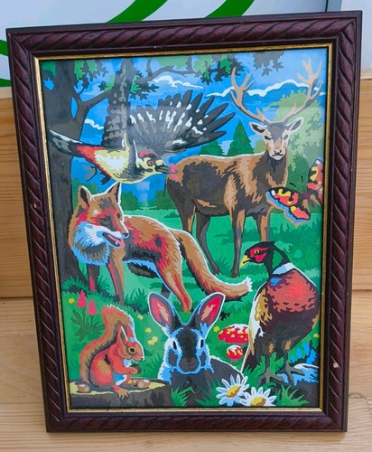 Painting various wildlife - painting, of