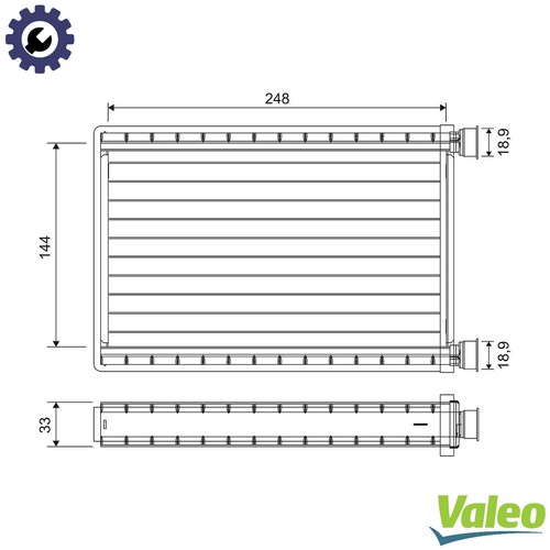 Heat exchanger interior - heat,