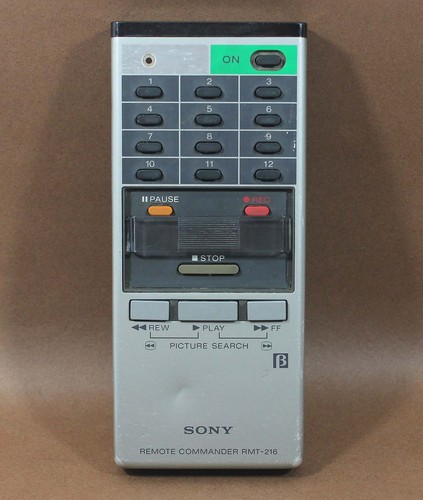 Sony rmt 216 betamax video - sony,