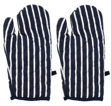 2pcs Butcher Stripe Oven Glove
