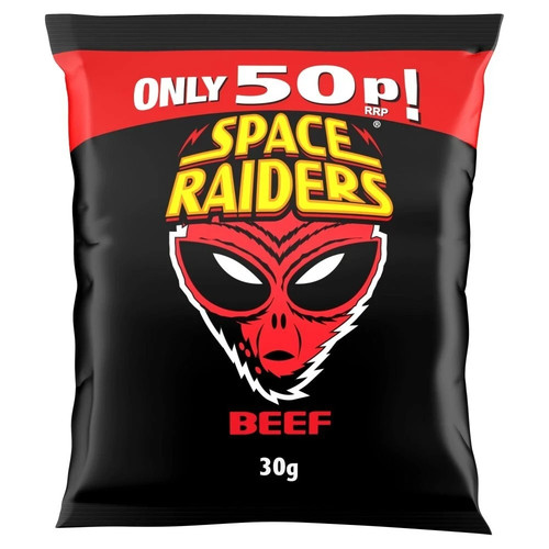 Space raiders beef 25g box - space,