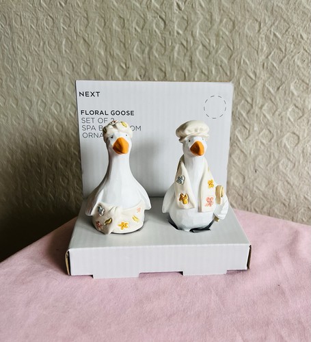 Next set floral goose - set, of
