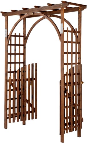 85in wooden arbor - 85in,
