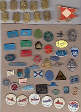 Vintage BOAT SHIP pin badges