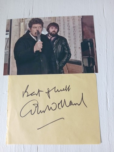 Clin welland signed card - welland,