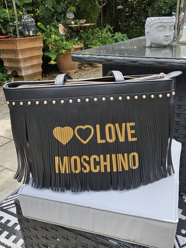 Love moschino black - moschino, bag