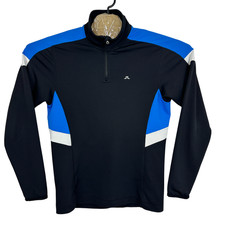 J.Lindeberg Fieldsensor Mid Layer Pullover Men's Medium 1/4 Zip Golf Top Stretch