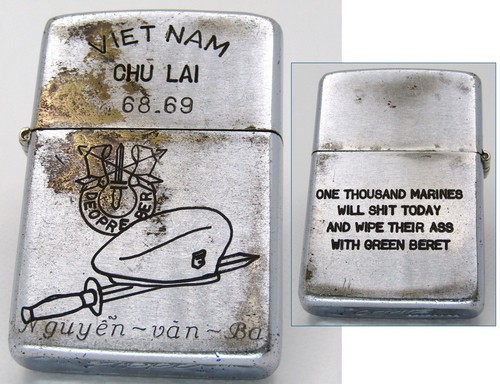 Vietnam chu lai zippo - vietnam, 68-69
