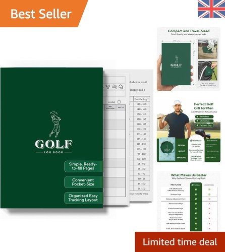 Durable pocket golf score book - golf,