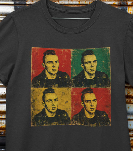Popart joe strummer retro - popart,