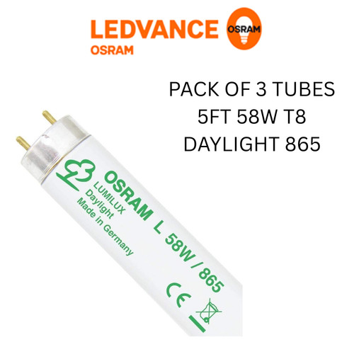 Pack osram 5ft 58w t8 - 5ft,