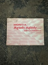 Honda NS50 Owners Manual -