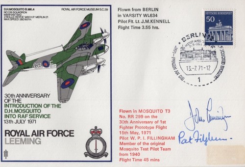 Ww2 raf mosquito test pilot - raf,