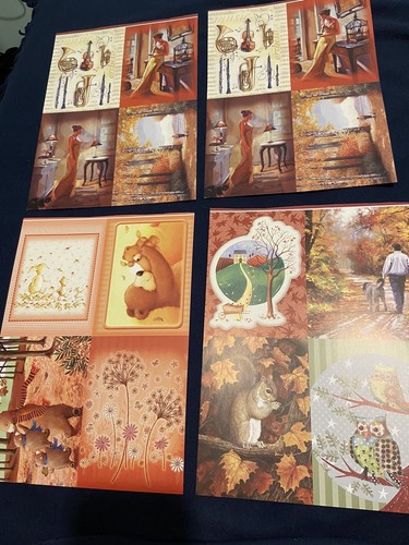 Non die cut decoupage - decoupage,