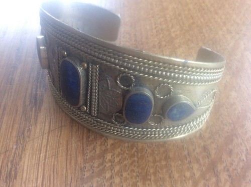 Lapis lazuli bangle vintage - lapis,