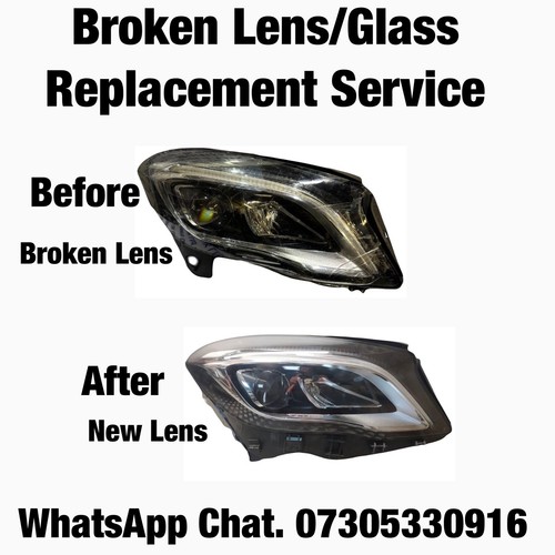 Mercedes benz broken headlight - mercedes,