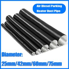 25mm 42mm 60mm 75mm Duct Pipe For Air Diesel Parking Heater Ducting Pipe Hose 