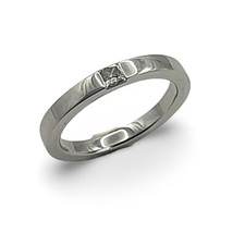 Platinum Band Mens Set In Diamond 3mm Ring 0.25ct Size T