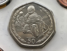 Isle man coin 1996 tt - of,