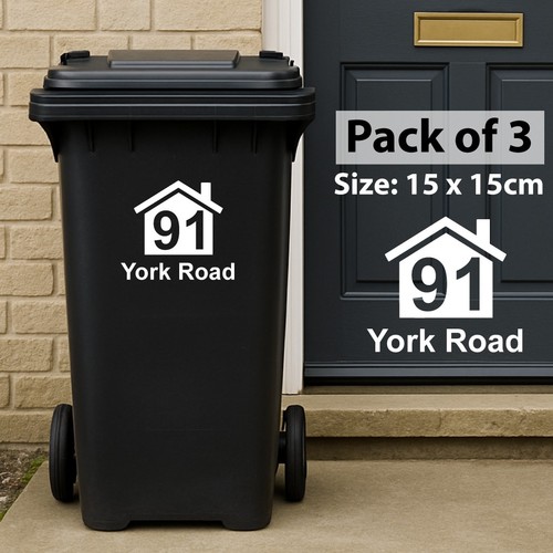 Personalized wheelie bin - 3, x