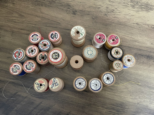 Vintage cotton reels 22 - vintage, x