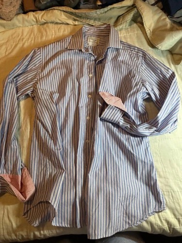 Lewin shirt 34 5 - tm, 17