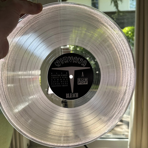 Nirvana bleach clear vinyl - bleach,