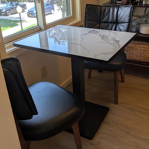 Marble dining table bistro - dining,
