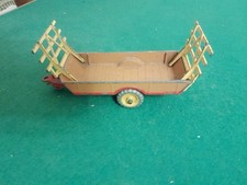 DINKY TOY 27B HALESOWEN FARM TRAILER ORIGINAL  TYRE'S & WHEELS