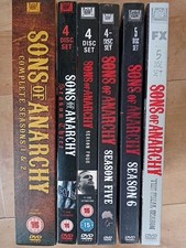 Sons Of Anarchy - Series 1, 2, 3, 4, 5, 6, 7 Complete.  Charlie Hunnam (30xDVD B
