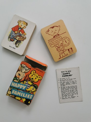 Vintage happy families - families, 1950's