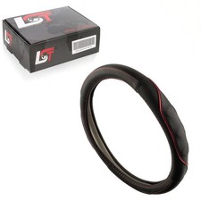 Steering Wheel Cover Ø 38x9cm Anthracite Red for BMW X4 X3 X5 X6