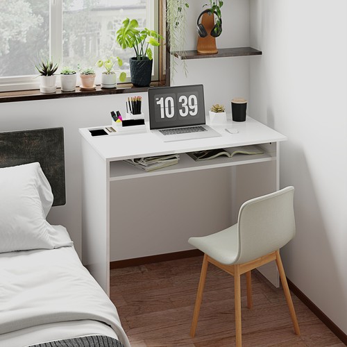 Writing desk laptop - laptop, table
