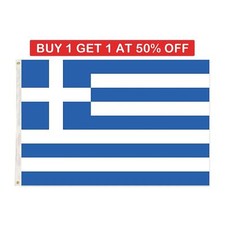 Large Greek Flag 5X3FT Greece