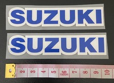 Suzuki Racing Race x2 Helmet  Van Toolbox Decal Sticker Logo Transfer Fast UkP&P