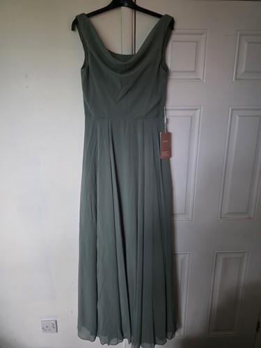 Stacees sage green chiffon - sage,